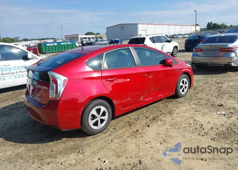 2012 Toyota Prius Two из США, поврежденный, VIN JTDKN3DU3C1505313
